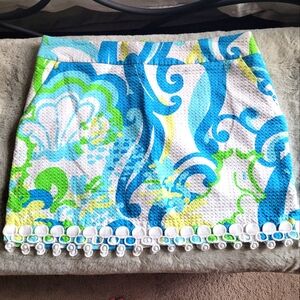 LILLY PULITZER SKORT SZ 8